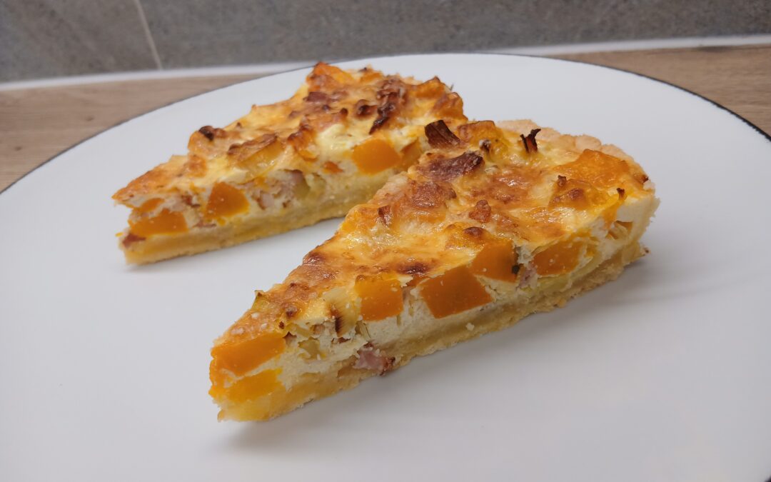 Kürbis-Quiche