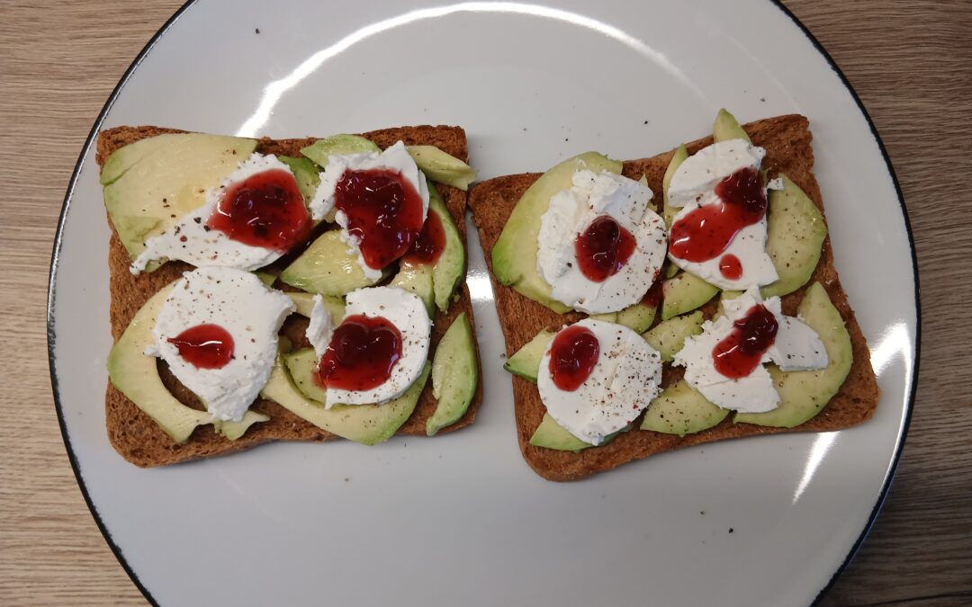 Avocado-Ziegenkäse Toast