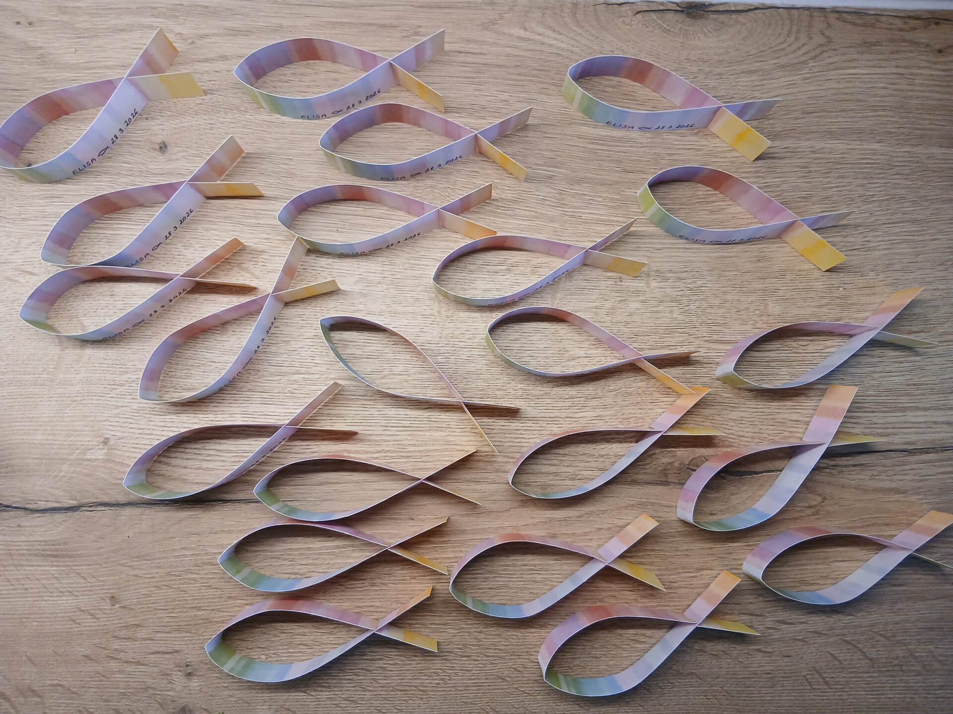 Fische aus Papier