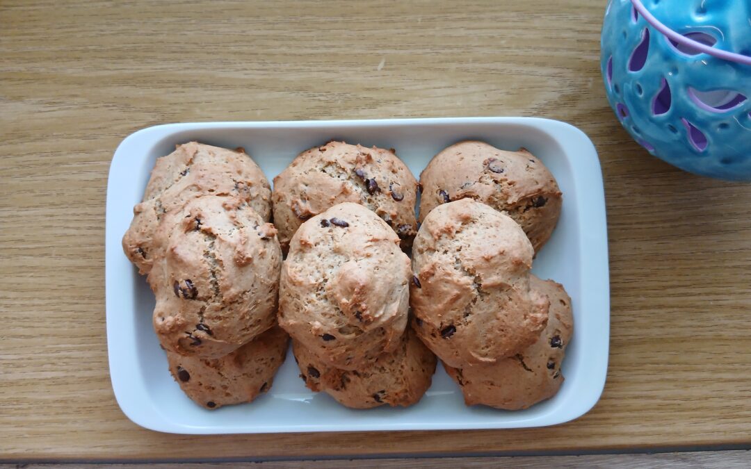 Schoko-Cookies mit Sauerteig
